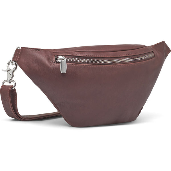 DEPECHE Læder bumbag i klassisk design Bumbag 161 Dark brown