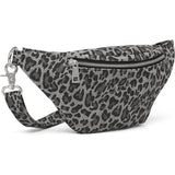 DEPECHE Læder bumbag i klassisk design Bumbag 281 Grey leo print