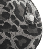 DEPECHE Læder bumbag i klassisk design Bumbag 281 Grey leo print