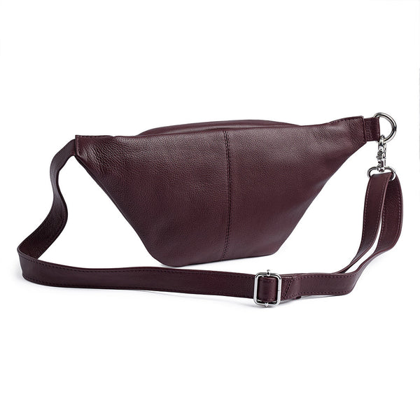 DEPECHE Læder bumbag i klassisk design Bumbag 305 Ox Blood