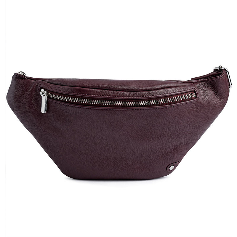 DEPECHE Læder bumbag i klassisk design Bumbag 305 Ox Blood