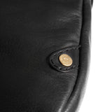 DEPECHE Læder bumbag med smuk kæde detalje på front Bumbag 099 Black (Nero)