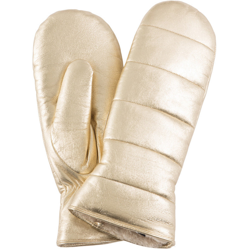 DEPECHE Læder luffe i dejlig og blød kvalitet Gloves 206 Gold Metallic