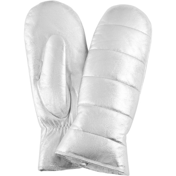 DEPECHE Læder luffe i dejlig og blød kvalitet Gloves 207 Silver Metallic
