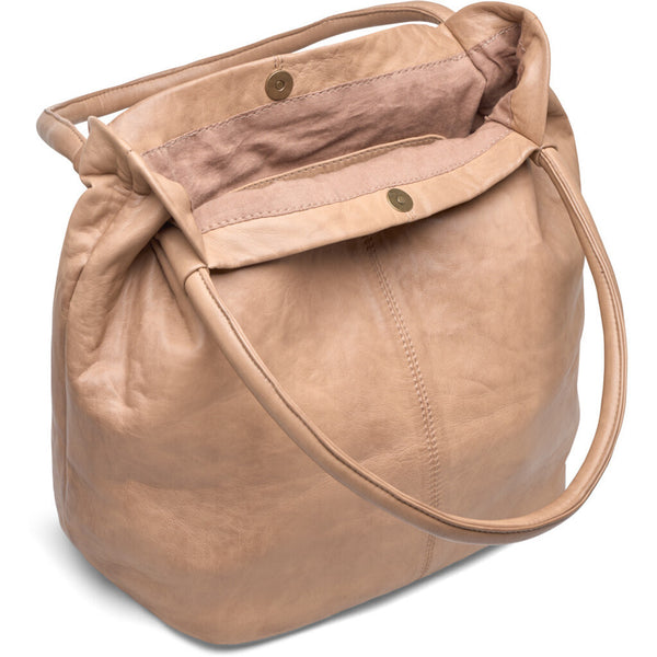 DEPECHE Læder shopper taske i en blød og slidbar kvalitet Shopper 156 Camel