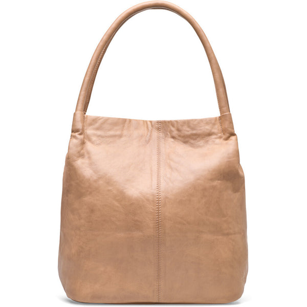 DEPECHE Læder shopper taske i en blød og slidbar kvalitet Shopper 156 Camel