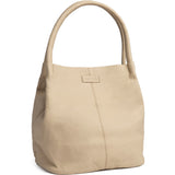 DEPECHE Læder shopper taske i en blød og slidbar kvalitet Shopper 228 Soft Sand