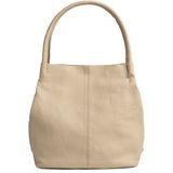 DEPECHE Læder shopper taske i en blød og slidbar kvalitet Shopper 228 Soft Sand