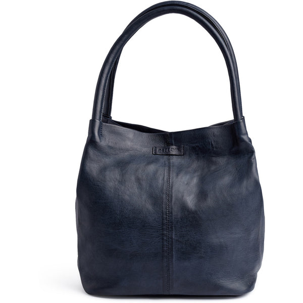 DEPECHE Læder shopper taske i en blød og slidbar kvalitet Shopper 285 Midnight Blue