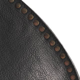 DEPECHE Læder skuldertaske dekoreret med smukke nitter Shoulderbag / Handbag 099 Black (Nero)