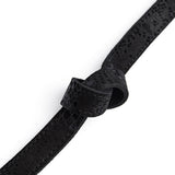 DEPECHE Læderbælte i klassisk look Belt 142 Black Snake