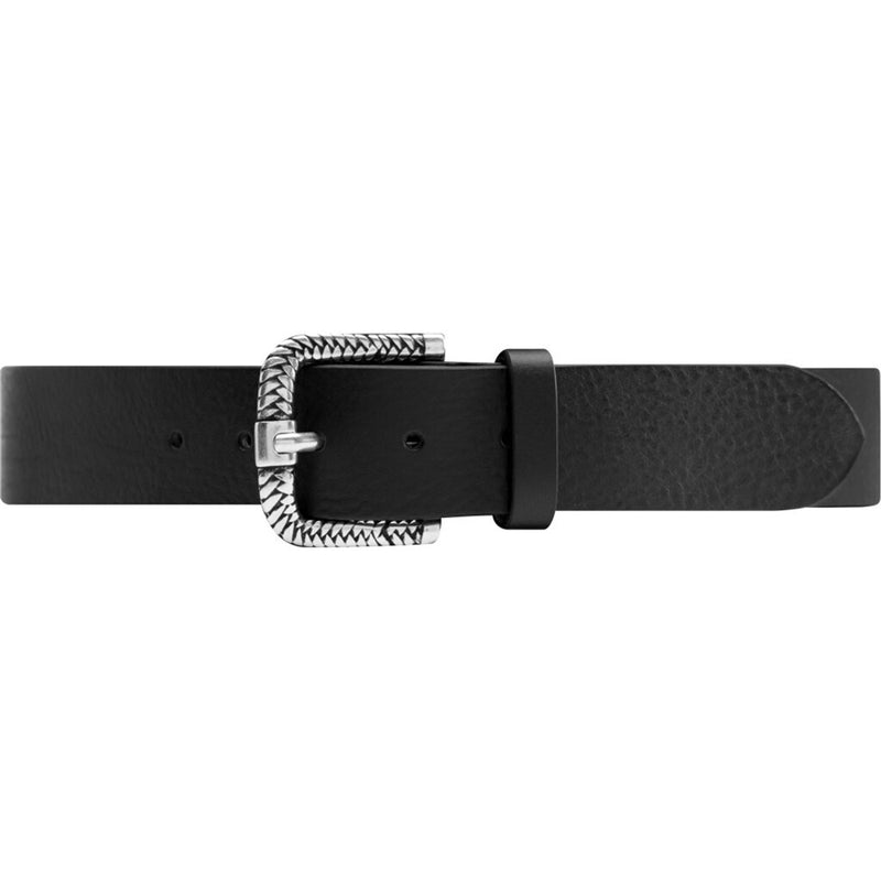 DEPECHE Læderbælte i simpelt og smukt look Belts 099 Black (Nero)