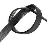 DEPECHE Læderbælte med smukt bæltespænde Belts 099 Black (Nero)