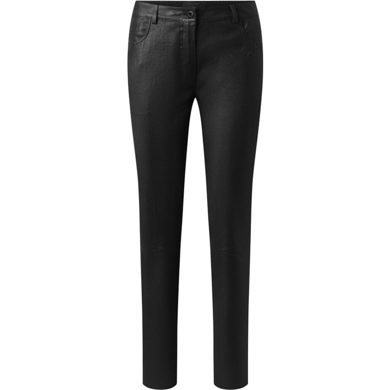 Depeche leather wear Læderbuks i blød og strækbar kvalitet Pants 099 Black (Nero)