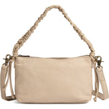 DEPECHE Lammeskinds crossover med rynket rem Cross over 202 Vanilla