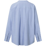 Depeche Clothing Langærmet oversize Fay skjorte Shirts 029 Blue