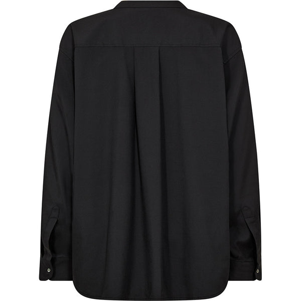 Depeche Clothing Langærmet oversize Fay skjorte Shirts 099 Black (Nero)