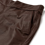 Depeche leather wear Lauren MW Full Lenght Skindbuks Pants 106 Coffee