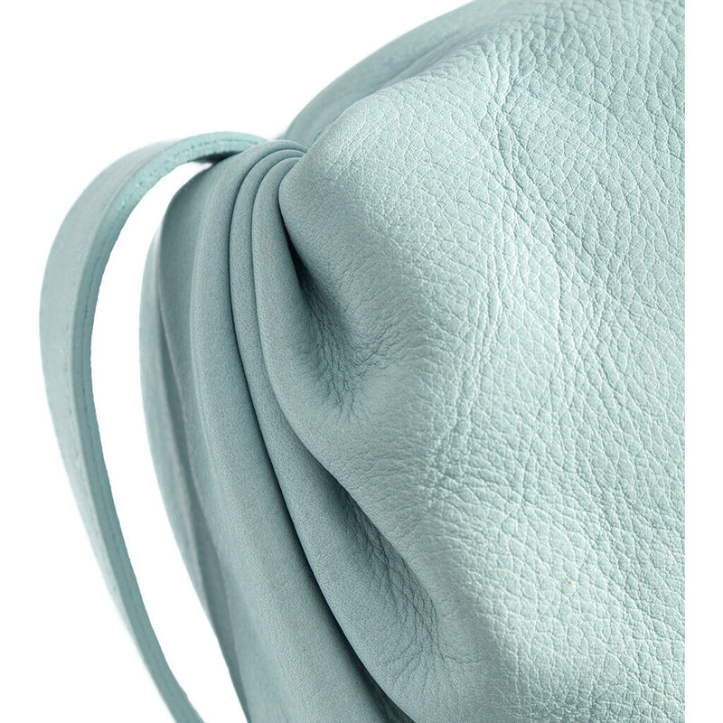 DEPECHE Lille crossover taske i smørblød læderkvalitet Cross over 053 Aqua (Maldive)