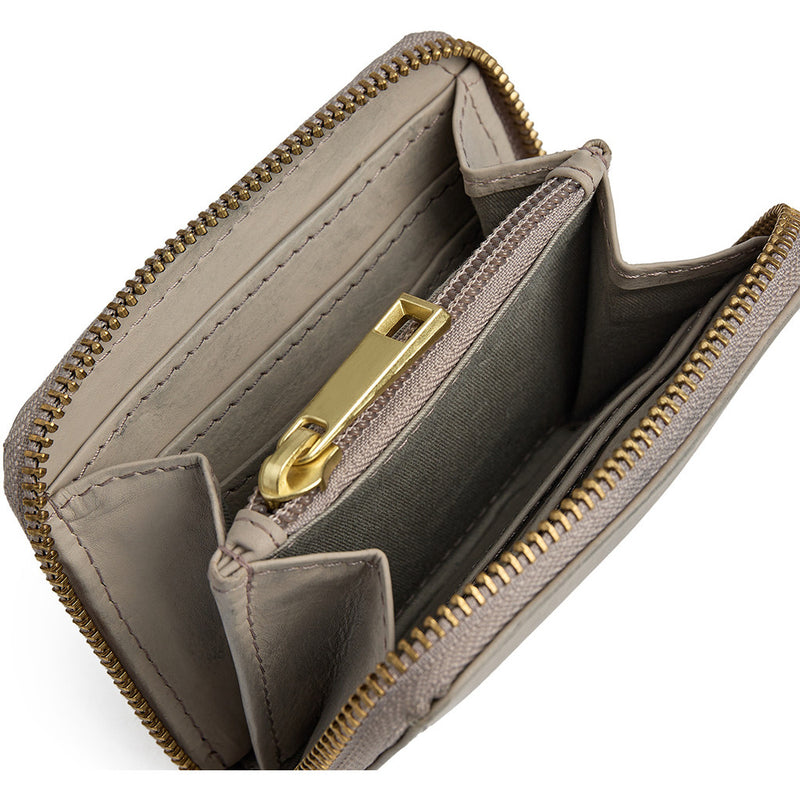DEPECHE Lille enkel pung i blødt skind Purse / Credit card holder 160 Concrete