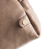 DEPECHE Lille læder clutch i klassisk og enkelt design Small bag / Clutch 224 Taupe