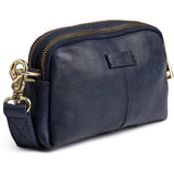 DEPECHE Lille læder clutch i klassisk og enkelt design Small bag / Clutch 285 Midnight Blue