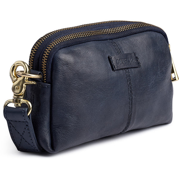 DEPECHE Lille læder clutch i klassisk og enkelt design Small bag / Clutch 285 Midnight Blue