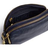 DEPECHE Lille læder clutch i klassisk og enkelt design Small bag / Clutch 285 Midnight Blue