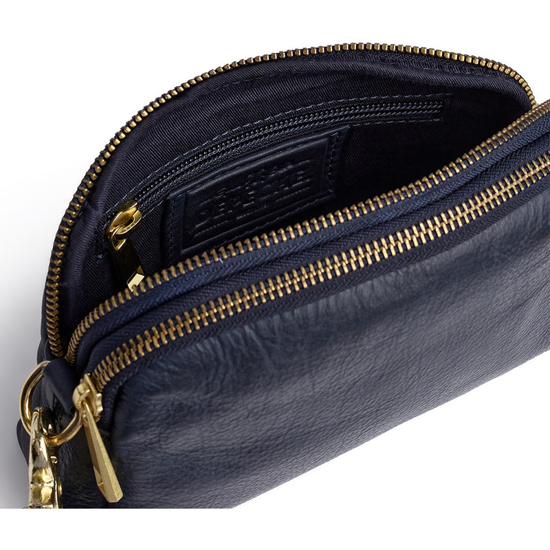 DEPECHE Lille læder clutch i klassisk og enkelt design Small bag / Clutch 285 Midnight Blue