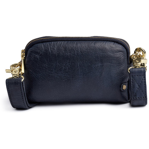 DEPECHE Lille læder clutch i klassisk og enkelt design Small bag / Clutch 285 Midnight Blue