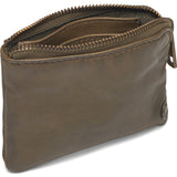DEPECHE Lille pung i blødt og kraftigt skind Purse / Credit card holder 049 Army Green