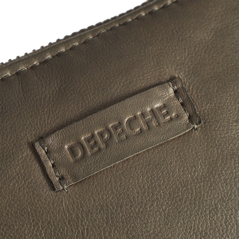 DEPECHE Lille pung i blødt og kraftigt skind Purse / Credit card holder 049 Army Green