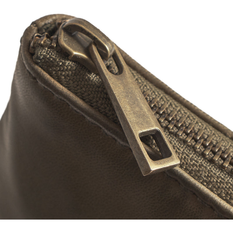 DEPECHE Lille pung i blødt og kraftigt skind Purse / Credit card holder 049 Army Green