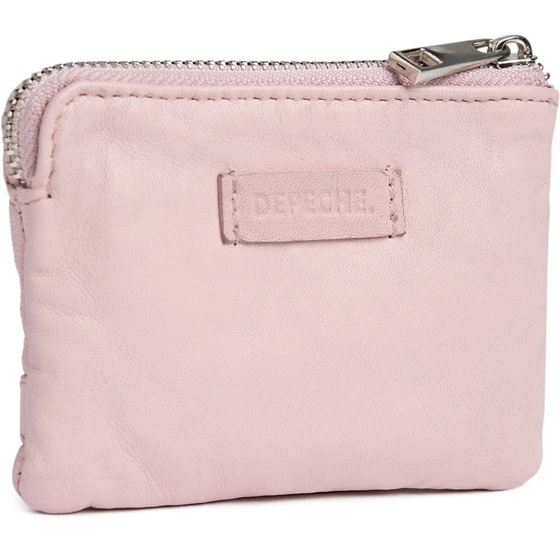 DEPECHE Lille pung i blødt og kraftigt skind Purse / Credit card holder 059 Soft rose