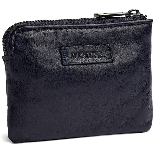 DEPECHE Lille pung i blødt og kraftigt skind Purse / Credit card holder 178 Navy