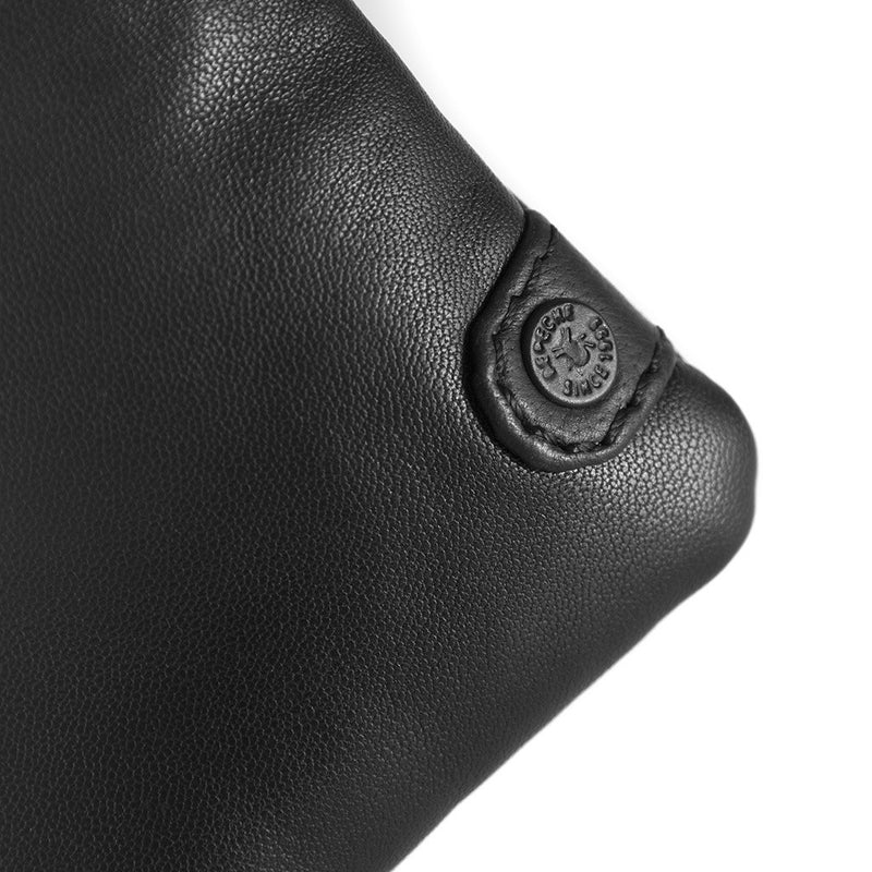 DEPECHE Lille pung i blødt og kraftigt skind Purse / Credit card holder 226 Black / Black