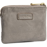 DEPECHE Lille pung i blødt skind Purse / Credit card holder 160 Concrete