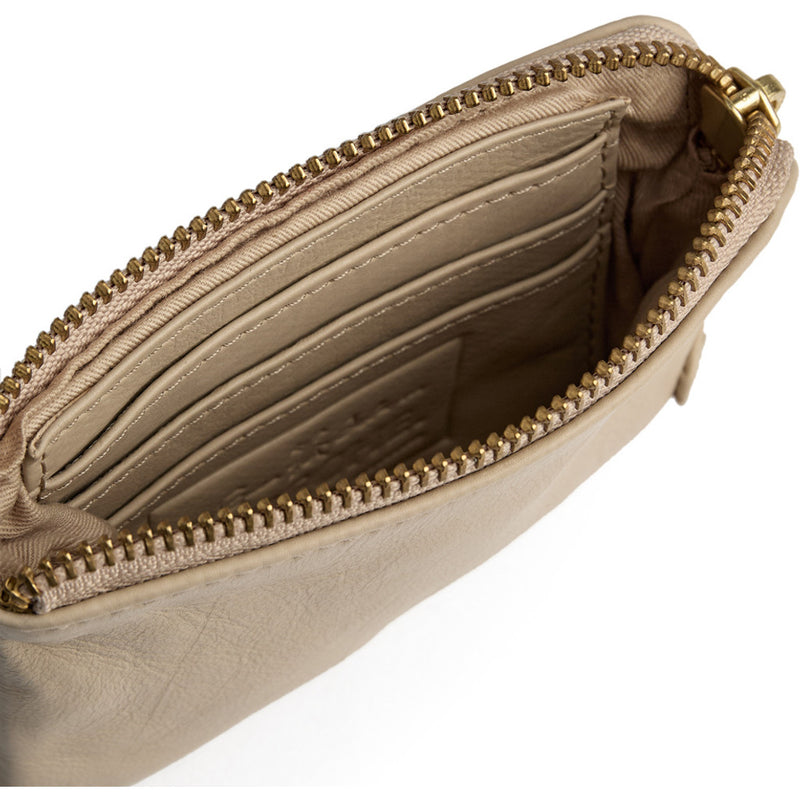 DEPECHE Lille pung i blødt skind Purse / Credit card holder 228 Soft Sand