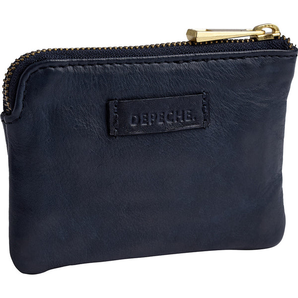 DEPECHE Lille pung i blødt skind Purse / Credit card holder 285 Midnight Blue