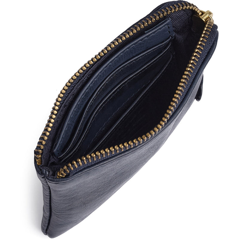 DEPECHE Lille pung i blødt skind Purse / Credit card holder 285 Midnight Blue