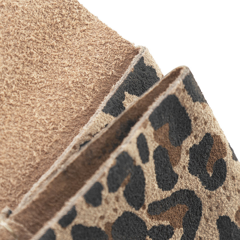 DEPECHE Lille pung/kredit kort holder i blødt læder Purse / Credit card holder 082 Leopard