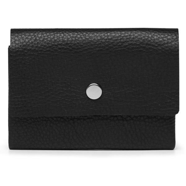DEPECHE Lille pung/kredit kort holder i blødt læder Purse / Credit card holder 099 Black (Nero)