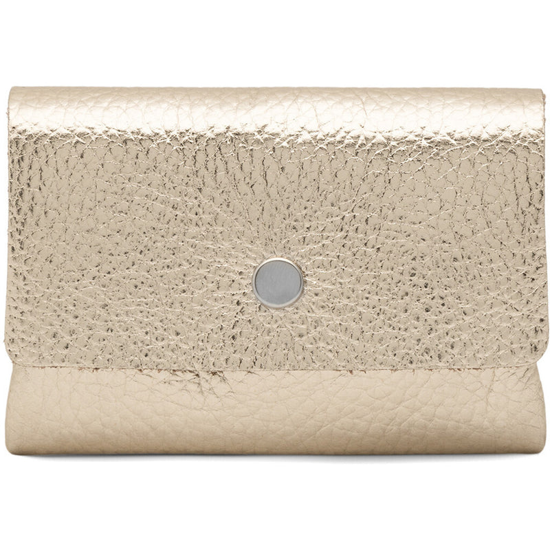 DEPECHE Lille pung/kredit kort holder i blødt læder Purse / Credit card holder 108 Champagne