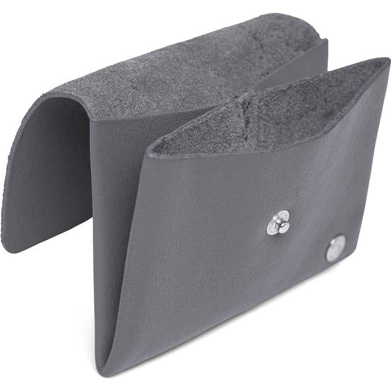 DEPECHE Lille pung/kredit kort holder i blødt læder Purse / Credit card holder 158 Thunder grey