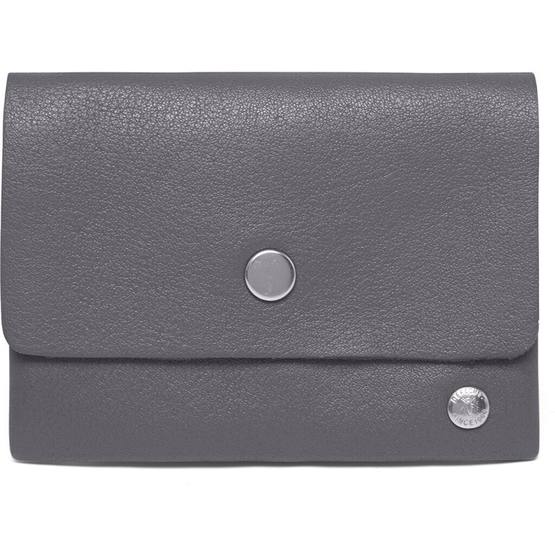 DEPECHE Lille pung/kredit kort holder i blødt læder Purse / Credit card holder 158 Thunder grey