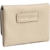 DEPECHE Lille pung/kredit kort holder i blødt læder Purse / Credit card holder 202 Vanilla