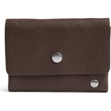 DEPECHE Lille pung/kredit kort holder i blødt læder Purse / Credit card holder 250 Dark Taupe