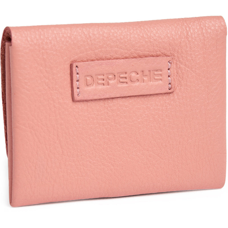 DEPECHE Lille pung/kredit kort holder i blødt læder Purse / Credit card holder 290 Soft Peach