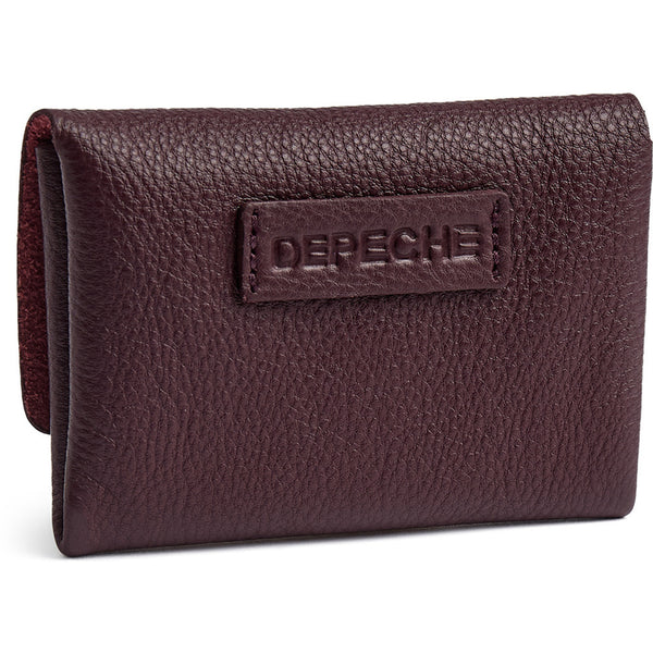 DEPECHE Lille pung/kredit kort holder i blødt læder Purse / Credit card holder 305 Ox Blood
