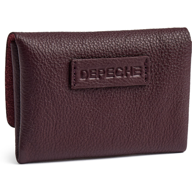 DEPECHE Lille pung/kredit kort holder i blødt læder Purse / Credit card holder 305 Ox Blood